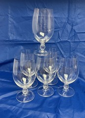 Set of 12 Rondelle (Plain Bowl, No Trim)by GORHAM CRYSTAL (Very Rare)