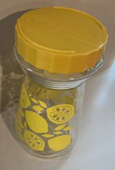 Vintage Federal Glass Citrus Tumbler Carafe 24oz