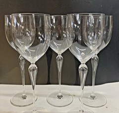 5 Pieces Rosenthal Studio-Linie Germany 9 Inches Tall Wine Glass In Original Box
