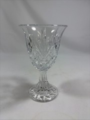 Vintage Cristal De Plomb USA Water Goblet 24% Lead Crystal 7 1/2″