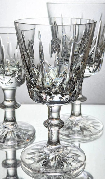 Wine Glass «ASCOT» Pattern by Royal Brierley Crystal 5 1/4″Tall United Kindom