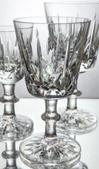 Wine Glass «ASCOT» Pattern by Royal Brierley Crystal 5 1/4″Tall United Kindom