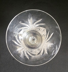 Tiffin-Franciscan Crystal «Caribbean» Juice Glass Goblet 5 5/8″ – One