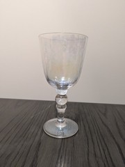 Iridescent Glass Goblet