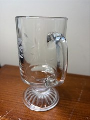 Vintage Princess House Crystal Heritage Irish Coffee Mug Glass Single 1980’s