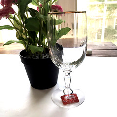 Vintage Gorham Crystal Golden Sunset Iced Tea Glass Replacement NEW WITH TAG