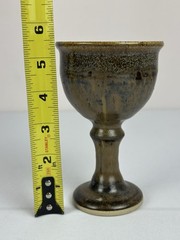 Ceramic Pottery Wine Goblet / Grail / Chalice