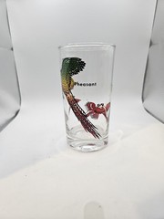 Vintage Hazel Atlas Hunting Birds Water Fowl Highball Glasses tumblers set of 3