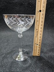 Fostoria Holly Clear Crystal Stemware Set – Mint Condition
