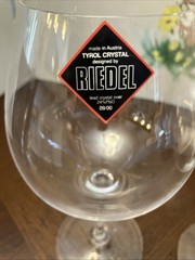 Riedel Tyrol Crystal Pinot Noir Burgundy Wine Glasses 8 3/8” Set of 4~ 23 oz