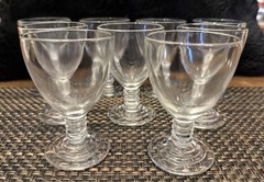 Charming Hazel Atlas Vintage Juice Wine Multipurpose Glasses #110 Set Of 9