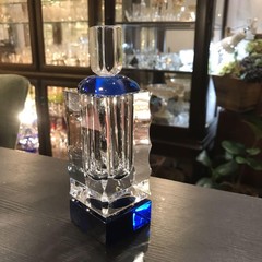 St. Louis Crystal Perfume Bottle 1997 Eau de Parfum 16.6cm Signed Japan JP