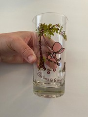 Vintage Holly Hobbie Drinking Glasses Set of 6 1970s American Greetings Art Deco