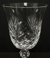 Bohemia Crystal-Crystalex BOC205 Wine Glass/Water Goblet 7″ height, 3 1/2″ width