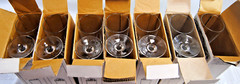 WM Dalton French Lead Crystal Cherbourg Parfait/Sour #4 Glasses Lot of 13 M5019