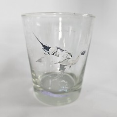 Vtg ORVIS Ned Smith Lot of 8 Glasses Set Ducks Hunting Man Cave Whiskey Cups