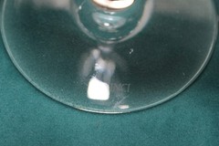 DaVINCI Elegant Modern Cut Crystal Wine Glass Goblet Nice Clarity