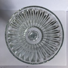 Vintage Fosteria Aspen Stem 2861 Water Goblet Wine Glass 7.25″ Clear 9 Oz
