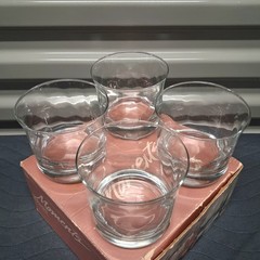 VTG Anchor Hocking Moments Rocks Glasses 10oz Whiskey Lowball Weighted USA 4pack
