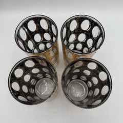 4 Culver Piza Glasses or Tumblers MCM 5 5/8″