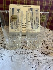 Vintage W.M. Dalton 24% French Lead Crystal Glasses #7