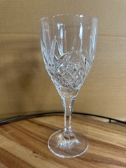 SHANNON Crystal by GODINGER DUBLIN Pattern Wine / Water Glasses 8″ – SET OF 2