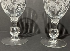 Heisey Rose…Set Of (2) Water Glasses…6.5″—Three Sets of Two Available–BIN