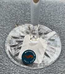 Waterford Crystal Winter Wonders Rose Champagne Glass Flute New