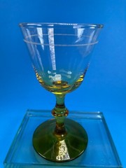 Liquor Cocktail Forever Amber Glass By Libbey Glass Company 4oz Rare Vintage C76