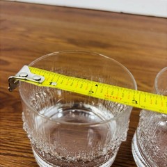 2 X Iittala Niva Old Fashioned Rocks Glass 2.75″ Tapio Wirkkala Finland Vtg MCM