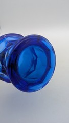 Anchor Hocking Georgian Glasses Glassware Tumblers Cobalt Blue 4.5”tall 8 ounces