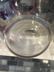 STEUBEN-Carder Era Colorless & Amethyst Cintra ‘Mat-Su-No-Ke’ Bud vase 6.25″