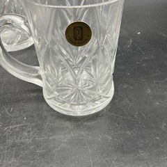 2 Paul Sebastian Inc. USA Clear Glass Crystal Pineapple Fam Mugs