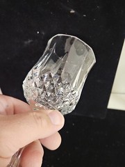 Vintage Longchamp Cristal D’Arques Crystal Wine Glass, Set of 5