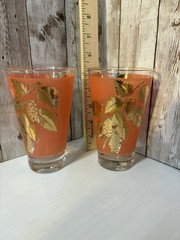 2 MCM 1960s Mist Bartlett Collins High Ball Tumblers Pilsners 5 1/4” H FREE S/H