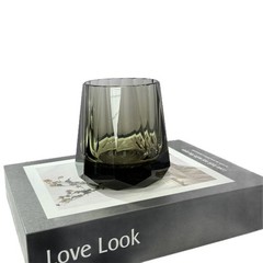 8oz Hand Cut Clear Edo Kiriko Crystal Bohemian Style Whiskey Glasses Glassware