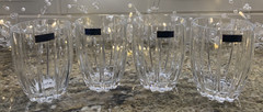 FOUR (4) MARQUIS by Waterford OMEGA Double Old Fashioned 4 3/8″ Glasses NEW BOX