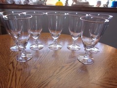 Wine Eternity Platinum 12 Oz Elegant Tiffin-Franciscan 6 1/2″ – Set of 7
