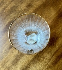 Iced Tea Glasses “Aurea Gold” By Royal Crystal Rock Set Of 6 Made In Italy