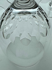 Set of Four (4) Orrefors Crystal Prelude 8 1/4″ Water/Wine Goblets -Excellent