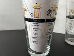 Set of 6 Libbey Cocktail Recipes Shaker Barware Glasses 16 Oz