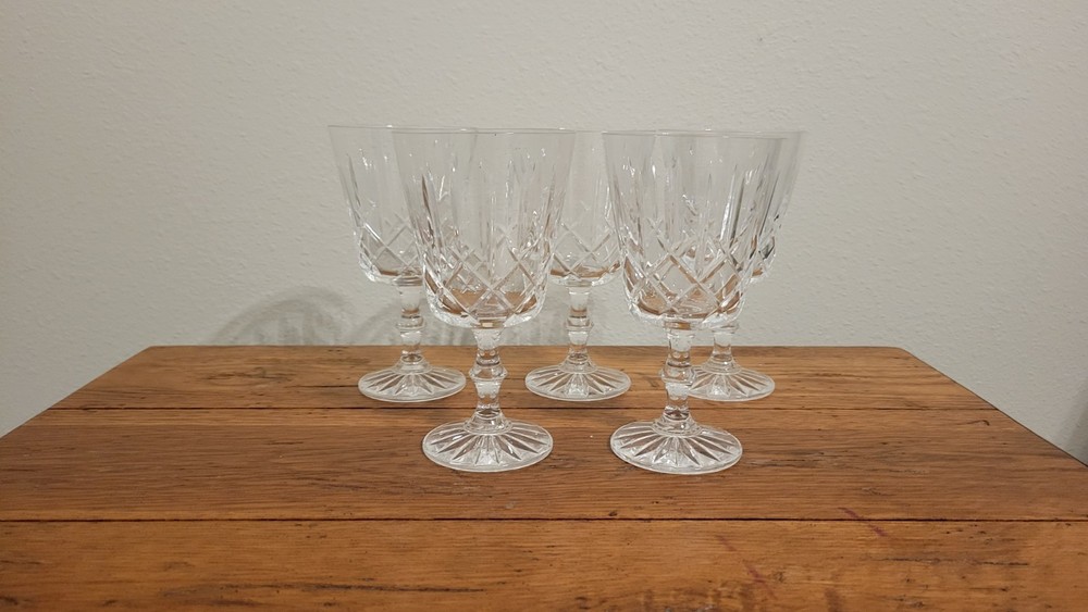 5- 24% Lead Crystal Glasses