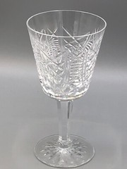 Clare clear Crystal by Waterford individual Claret/ Red Wine Glasses 5 7/8″