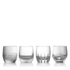 BRAND NEW IN BOX Waterford Mixology Double Old Fashioned Tumblers Set/4 Crystal