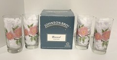 Franciscan Desert Rose Beverage Glasses 15oz Johnson Brothers USA With Box