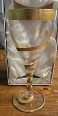 Buckingham Palace Royal Collection 24ct Gold Gilt Serpent / Snake Wine Glass