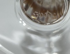Lot 4 SPODE Sonata Cut Crystal Wine Glasses Glass 6.75″ Marked