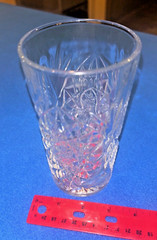 Libbey USA Hobstar Tall 16 oz. Cooler Glass Star of David Libby 5633