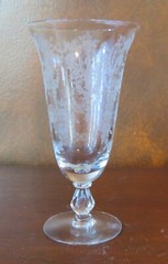 Tiffin Franciscan Cherokee Rose #17399 Stem 6 ¾” Footed Iced Tea Tumbler(s)