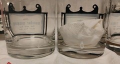 Vtg (1) 1960s Imperial Glass Buffer Ice Heavy Base Old Fashioned Glasses Barware